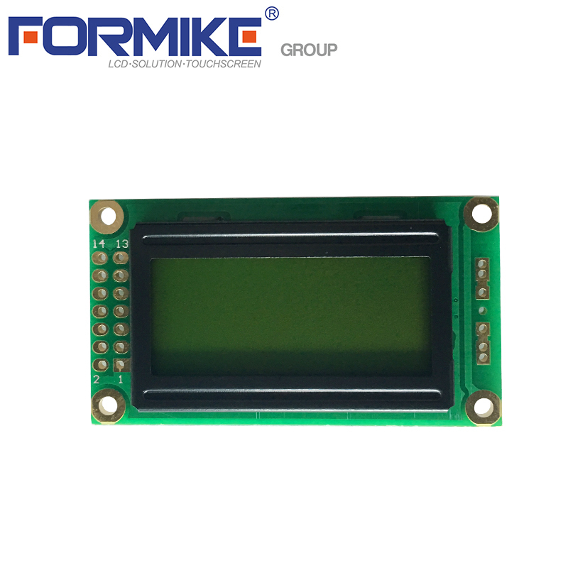 Monochrome Character LCD Display 8x2 I2c Module With 14 Pin Interface