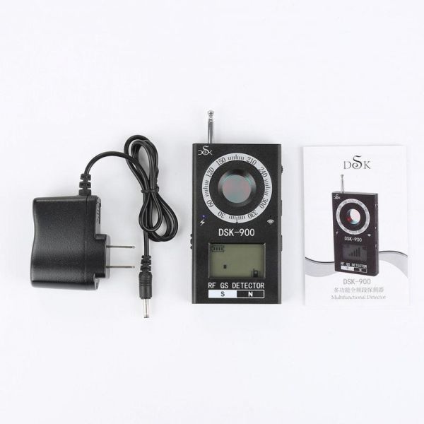 Handheld Wireless RF Signal Detector 1MHz - 6.5GHz For Car GPS And Hidden Camera Tracker