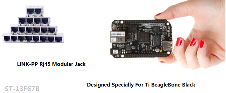 Переключатель сети LPJ0112GDNL ST-13F67B 100Base-T RJ45 модульный Jack промышленный