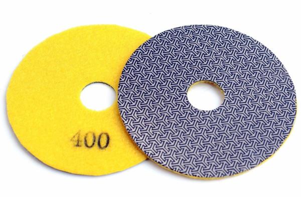 4 Inch 100mm Concrete Polishing Pads 4pcs / Set Fast Removal Tile Glass Stone Sanding Disk