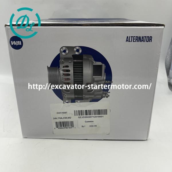 Catégorie 24V 275A Alternateur pour excavatrice OEM 132-2156 107-7977 8367N