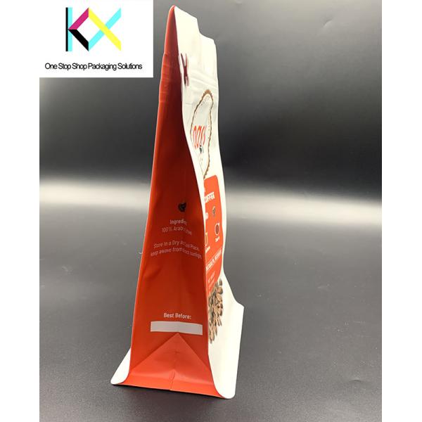 Custom Design Printed China Manufacturer OEM Top Zipper Plastic Food Packaging Bag Stand Up Pouch Ziplock Coffee Bag