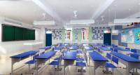 Salle de classe scolaire RAL Forme circulaire Ciment Bois Laine Panneaux muraux acoustiques Planche insonorisante