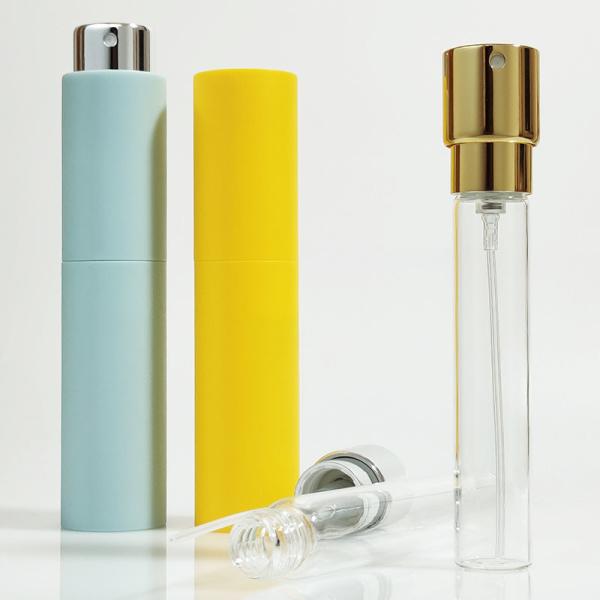8ml Empty Refillable Premium Small 20ml 10ml Twist up Plastic Spray Pump Perfume Atomizer Bottles