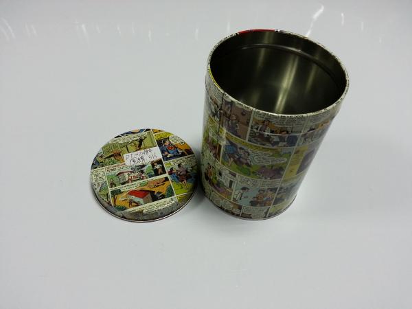 Latas de lata relativas à promoção impressas da placa de lata para o armazenamento do café/alimento/doces/fruto