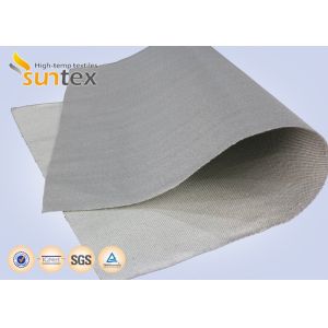 Жаропрочное стекло ткани с покрытием 0.7мм ПУ ткани - занавесы дыма одеяла огня волокна материальные