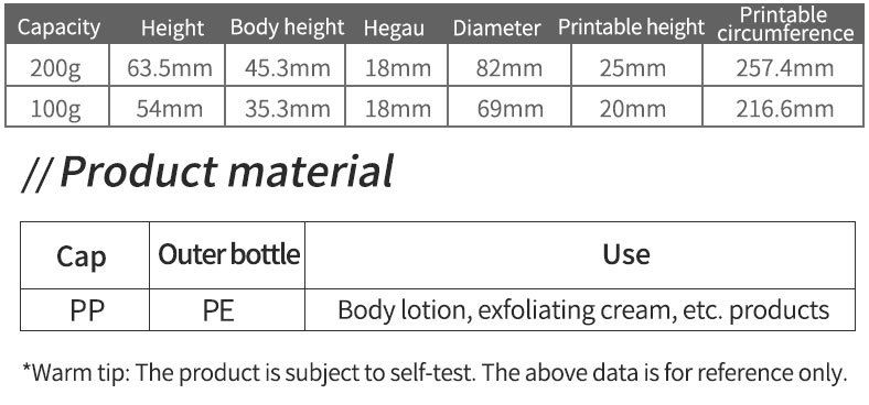 Custom Color Logo 200ml Luxury HDPE Round Cream Jars Screw Top Empty Skincare & Hair Mask Packaging UV Printed Lids