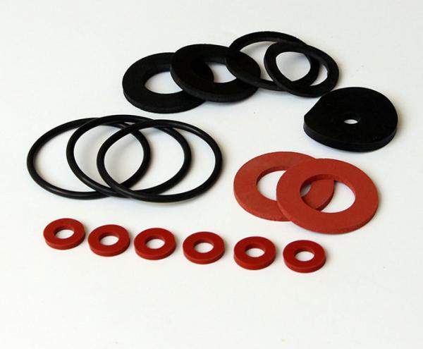 Produto a arruela translúcida, branca do silicone, gaxeta do silicone, selo do silicone, anel do silicone