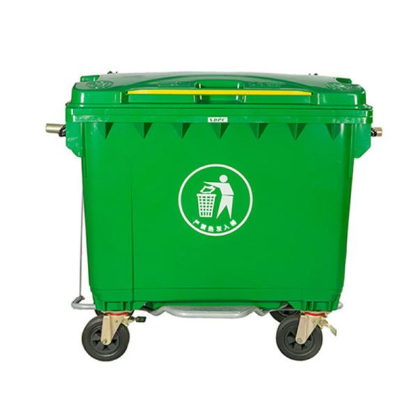 1100 Liter Outdoor Dumpster Garbage Bin Industrial Outdoor Plastic Garbage Bin Recycle Bin