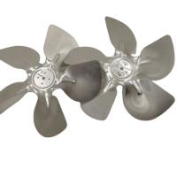 Resistencia a la corrosión Cuchillas de ventilador de aluminio Resistencia al calor