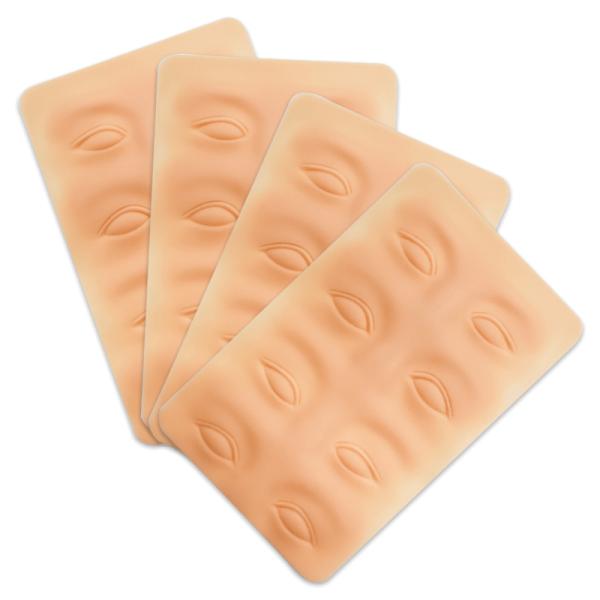 piel permanente de la práctica del maquillaje de la ceja del silicón 3D para las cejas y las pestañas