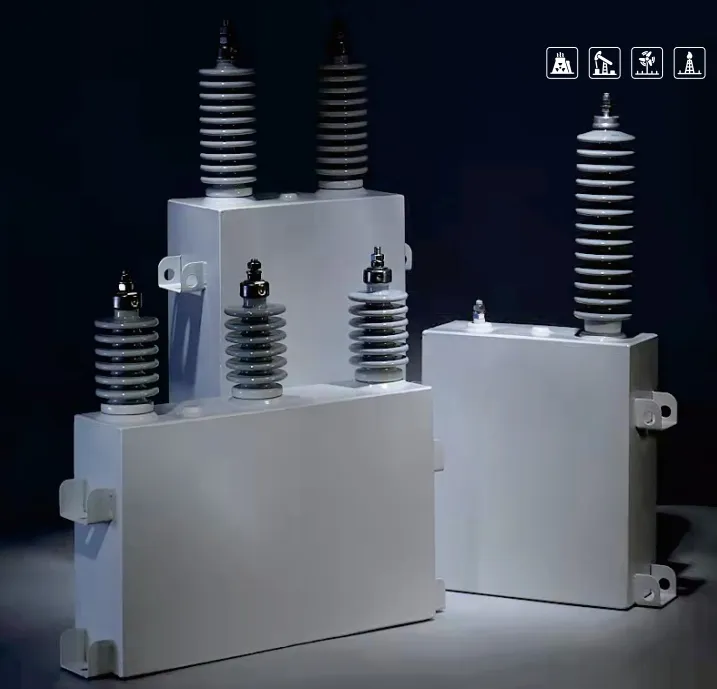 High-Voltage AC Shunt Single/Three Phase Metalized Polypropylene Power Electric Capacitor for Reactive Compensation
