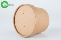 la sopa biodegradable robusta de 350ml Kraft ahueca la pared gruesa para los colores del yogur 6