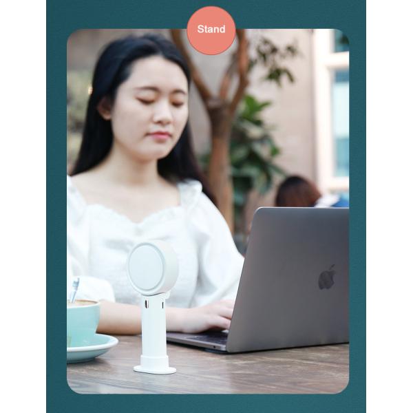 Bladeless портативное вращение 180 градусов вентилятора 10hours USB Handheld на открытом воздухе охлаждая