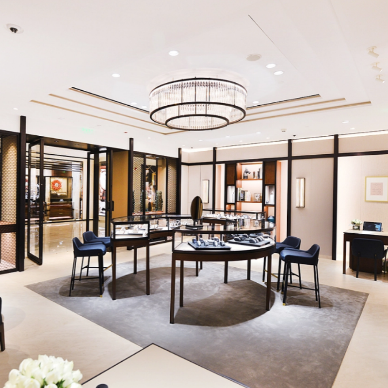 Luxury Jewelry Watch Showcase Display Retail Store Personalised Watch Display Cabinet