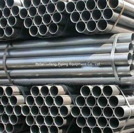 black round metal carbon ERW steel pipe