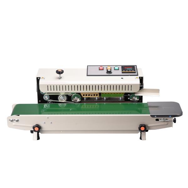 FR-900 Continuous Aluminum Bag Band Heat Sealer Sachet Heating And Sealing Machine For Small And Medium Batch Production