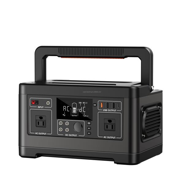 High Capacity 500W Portable Power Station 520WH Outdoor Lithium Ion Power Station