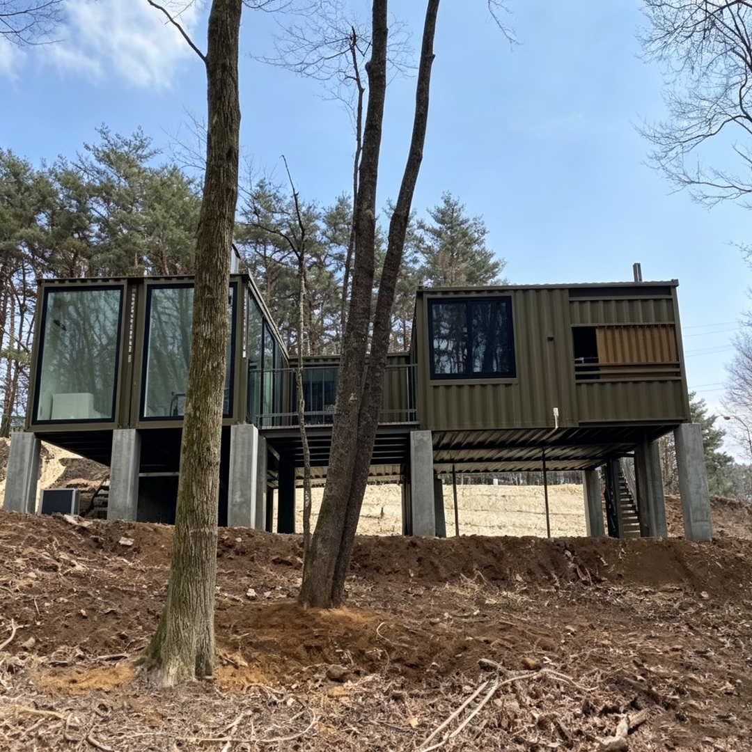 FOREMOST Container Homes Luxury Prefabricated Fast Build Low Cost Prefab House 20HC Prefab Shipping Container Villa