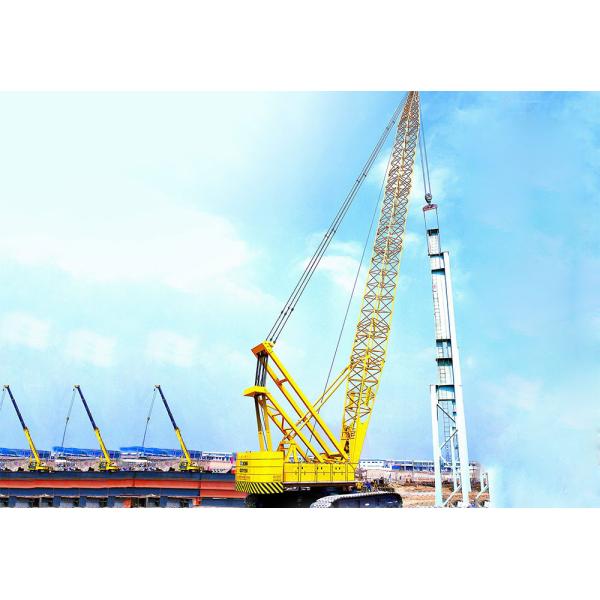 Hydraulic Crawler Crane With 82M 150 Ton Main Hook Block 19m Boom
