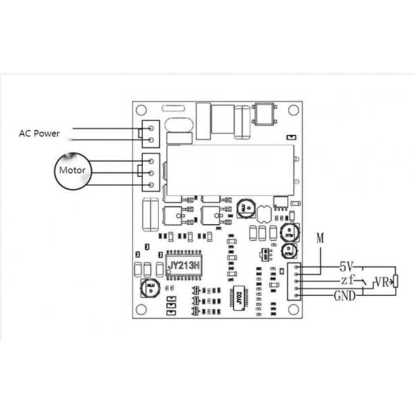 JYQD-V8.8B Двигатель без щетки 220VAC Ввод 100W для двигателя бытовой техники