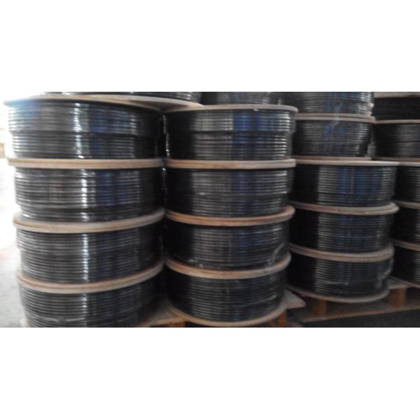 Tri-Shield Coaxial Cable RG6 With ROSH Standard Copper Clad Steel Conductor PVC Jacket