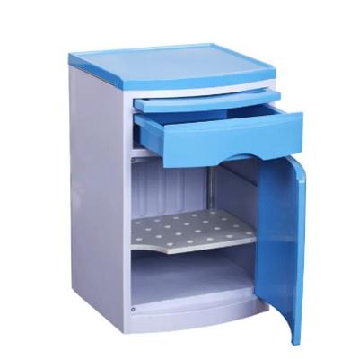 3 Layers Hospital Bedside Cabinet Storage Function ABS Bedside Cabinet