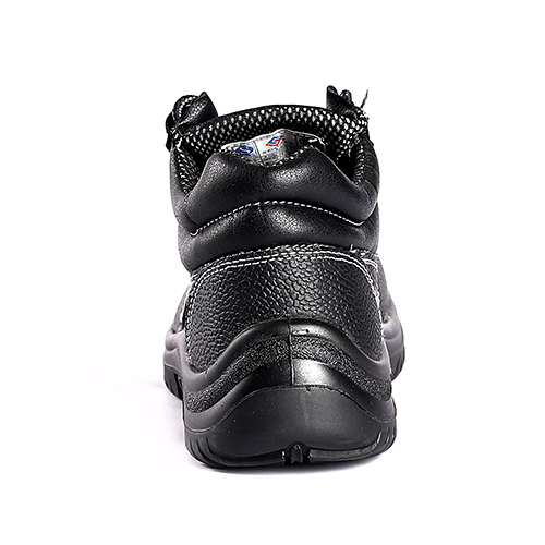 Embossed Cow Leather Steel Toe Cap Steel Plate Safety Shoes Boots