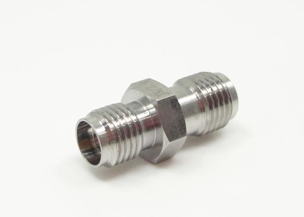 Nickel Plated 2.92mm(K) Female to 2.4mm Female Straight Millimeter Wave MMW Adapter