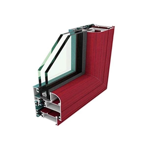 Thermal Strip 1.8mm Powder Coated Aluminum Window Extrusion Profiles