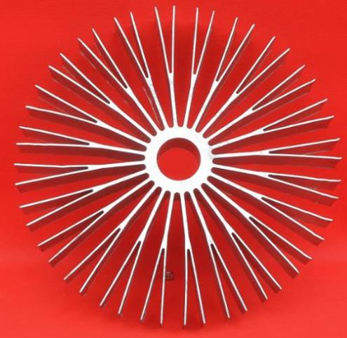 Extruded Heatsink Sunflower Series Big Power Good Dissipation Aluminum Extrusion Heat Sink
