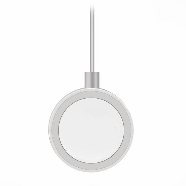 Ultra Thin Fast Charging Mini 10w Qi Wireless Charger Pad Disc Iphone