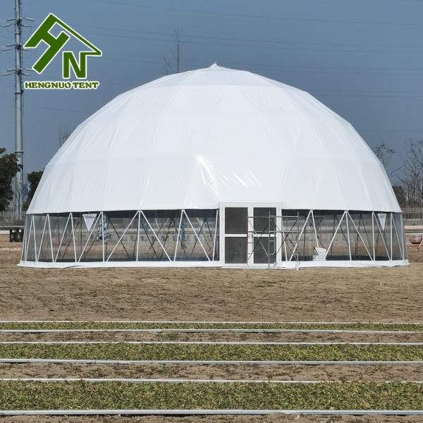1000-5000 Seater Outdoor Used Giant Dome Tent PU leather cover Shelter