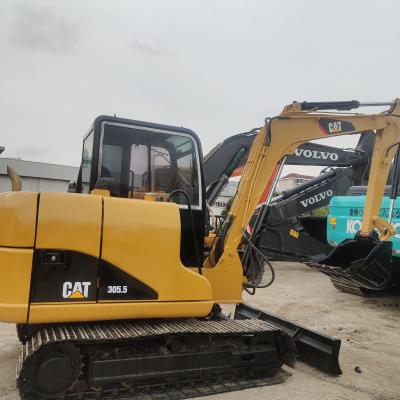 Excavadoras de segunda mão de 5 toneladas tipo CAT 305.5 Boa qualidade