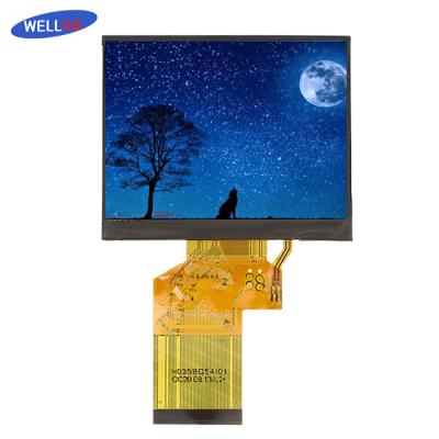 O elevado desempenho IPS LCD indica o modo de exposição normalmente preto