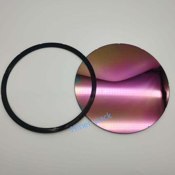 8 Inch Black Separator Hoop Ring PP Material Wafer Accessory Used For Semiconductor Transportation