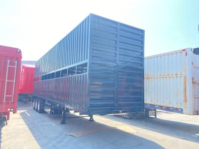 Triangle / Double Star / Double Money 3 Axle Fence Truck Trailers for Livestock Transport