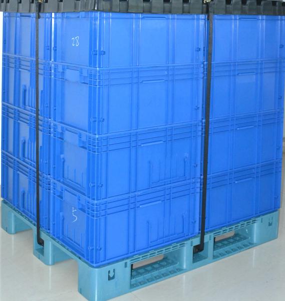 Industrial Plastic Moving Box Turnover Crate With Mold Life Of 300000-500000Shots