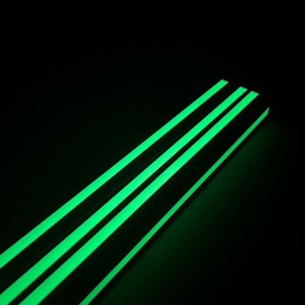 Custom Glow In The Dark Self Luminous Aluminium Nosing For Stair