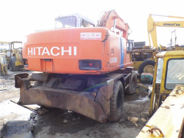 Original japan Used HITACHI EX100WD-2 Wheel Excavator