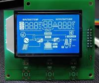 Écran d'affichage LCD à 7 segments HTN blanc sur puce bleue AIP31621 pilote pour onduleur