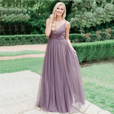 Maxi vestido de dama de honor Penélope vestido de tulipa