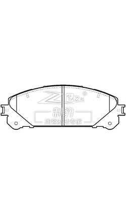Highlander Toyota Padd Set D1324 OEM 04465-0E010 F