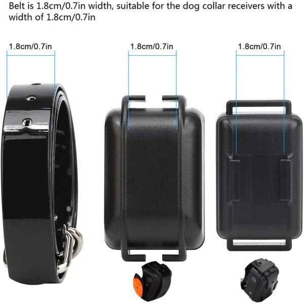 PU Plastic Strap Band Buckle 	Waterproof Dog Collars 3/4 Compatible With Garmin Dogtra Sport Dog
