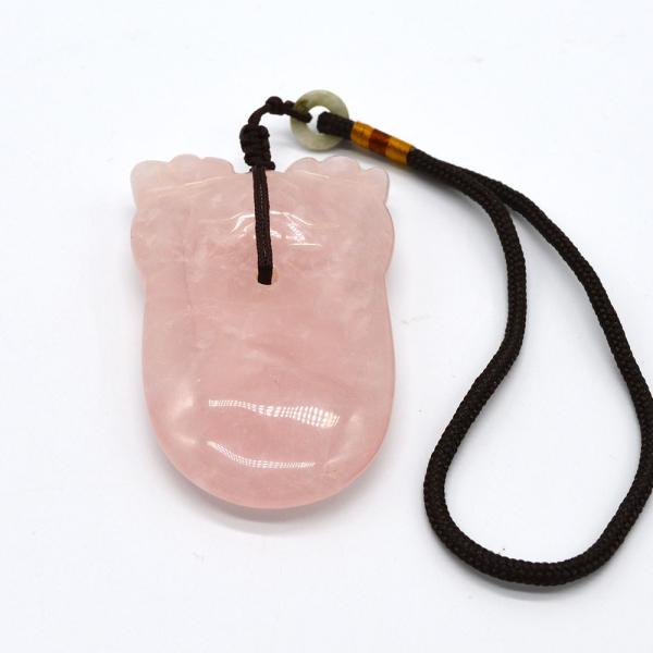 Regional Feature Jadeite Jade Pendant Buddha Statue Necklace with Traditional Chinese Style