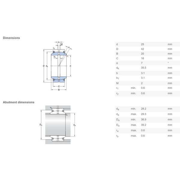 INA GE25ES-2RS Radial Spherical Plain Bearings 25×42×20mm For Construction