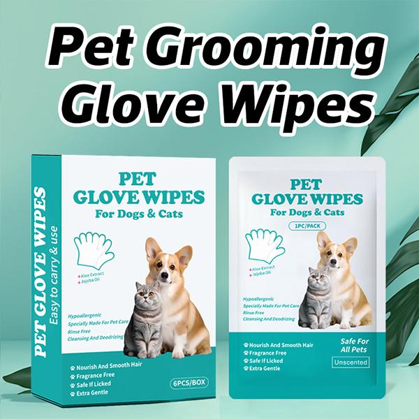Lingettes pour animaux de compagnie individuelles personnalisées et portables, grandes tailles