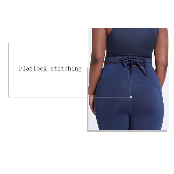 Customized LOGO Women'S Plus Size Yoga Wear High Waist Yoga Shorts 280g