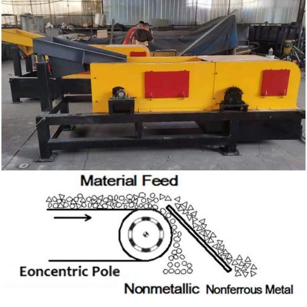 350.00cm * 130.00cm * 210.00cm Package Size Eddy Current Sorting Machine for Market