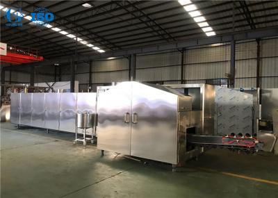 Linha de produção do cone de gelado SD80-61x2, máquina automática L12.2xW2.1xH2M do cone